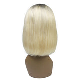 #1B/613 Bob Style Lace Wig