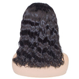 Bob Style Natural Wave Lace Wig Natural Black #1B