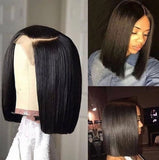 Bob Style Straight Lace Wig Natural Black #1B