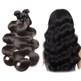 Body Wave Virgin Human Hair Natural Black Bundles