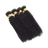 Bundle Deals Deep Curly Virgin Human Hair Natural Black