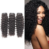 Bundle Deals Italy Curly Virgin Human Hair Natural Black